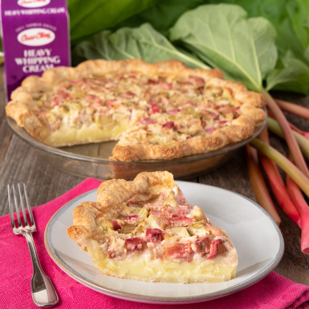 Rhubarb Custard Pie