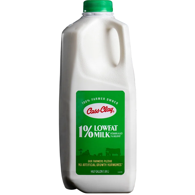 1% Lowfat Milk – Half Gallon