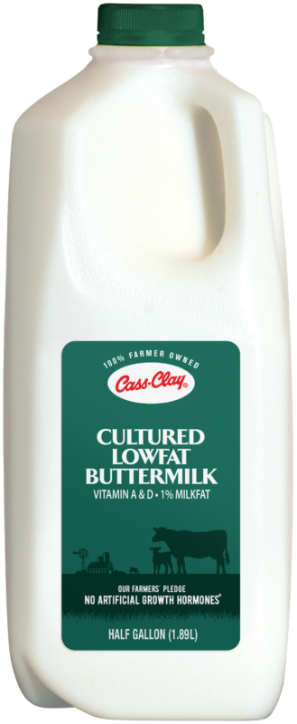1% Lowfat Buttermilk – Half Gallon