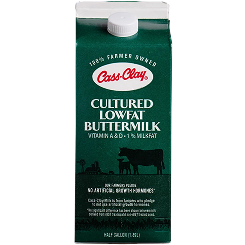 1% Lowfat Buttermilk – Half Gallon